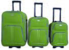 Sada 3 kufrov 100% Polyester Travel Lex - Comfort Colors | Zelená