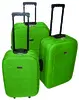 Sada 3 kufrov 100% polyester Travel Lex - Eva | Zelená