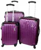 Sada 3 kufrov v ABS prevedení Travel Lex - Colors | Fialová