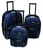 Sada 3 kufrov 100% Polyester Travel Lex - Comfort | Modrá