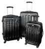 Sada 3 kufrov v ABS prevedenie Travel Lex - Luxury | Čierna