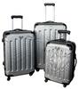 Sada 3 kufrov v ABS prevedenie Travel Lex - Luxury | Strieborná