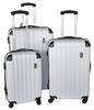 Sada 3 kufrov v ABS prevedení Travel Lex - Colors | Biela