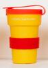 300 ml Eko pohár Tree Cup | Žltá / červená