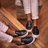 Slip-on tenisky | Veľkosť: 36 | Čierna / Metalická