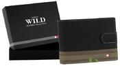 Peňaženka Wild 153 | Čierno - hnedá