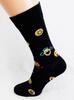 Bláznivé pánske ponožky Smajlíci | Veľkosť: 40-43 | Čierna