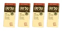 4 x 85 g GO*DO Horká čokoláda 60% bez cukru a lepku