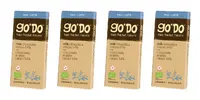 4 x 85 g GO*DO Bio mliečna čokoláda 34% bez lepku