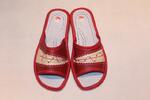 Dámske letné papuče s otvorenou špicou | Veľkosť: 36 | Červená