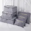 Sada cestovných tašiek (šedá)