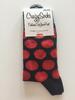Crazy Socks bláznivé ponožky | Veľkosť: 40 – 43 | Červené bodky