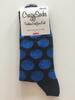 Crazy Socks bláznivé ponožky | Veľkosť: 40 – 43 | Modré guľky