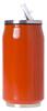 0,35 l Nerezový termohrnček s vysúvacou slamkou (OD 1378 - oranžová)