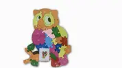 Drevené puzzle "Sova"