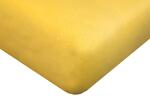 Bavlnená jersey plachta | Veľkosť: 140 x 200 cm | Žltá