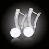 Náušnice Brillance Ariella - White Pearl