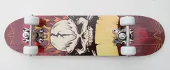 Úzky Skateboard červeno - žltý