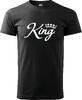Pánske tričko KING | Veľkosť: S | Čierna