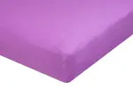 Detská jersey plachta so všitou gumou | Fialová