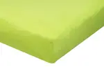 Detská jersey plachta so všitou gumou | Zelená