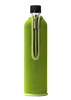 0,5 l Sklenená fľaša v neoprénovom obale | Zelená