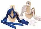 Šnurovacie žabky SCHOLL PB SANDAL | Veľkosť: 36 | Biela / modrá