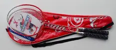 Badmintonová súprava DE LUXE + 3 košíky zdarma (červená)
