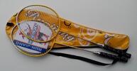 Badmintonová súprava DE LUXE + 3 košíky zdarma (žltá)