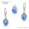 Strieborná súprava s kryštálmi Swarovski® Oval | Crystal AB