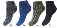12 párov pánskych ponožiek | Veľkosť: 40-43 | Mix farieb