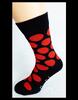 Crazy Socks bláznivé ponožky | Veľkosť: 40 – 43 | Červené bodky