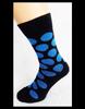 Crazy Socks bláznivé ponožky | Veľkosť: 40 – 43 | Modré guľky