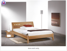 Drevená posteľ DANA/orech svetlý 160 x 220cm