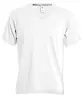 Pánske tričko V-NECK s krátkym rukávom | Veľkosť: S | Biela