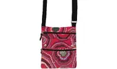 Dámska crossbody kabelka s potlačou | Ružová