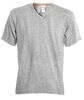 Pánske tričko V-NECK s krátkym rukávom | Veľkosť: S | Svetlosivá