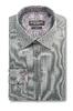 Pánska Slim Fit košeľa značky STEVULA | Veľkosť: S | Sivo-čierna