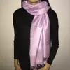 Jemný kašmírový šál | Ružovofialová