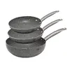 3-dielna Sada panvíc s nerezovou rukoväťou Le Chef Collection (šedá)