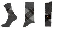 5 párov Ponožky Versace BUSINESS C170 | Veľkosť: 39-41 | Anthra-Grey