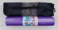 Podložka na cvičenie 6 mm s obalom fialová