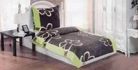 4-dielna posteľná súprava Garden | Hnedá
