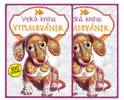 2 x fialová Veľká kniha omaľovaniek