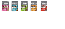 10 x 100 g Kapsičky pre mačky Calibra Cat Mix 5 druhov