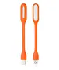 Štýlová prenosná USB lampa do počítača (oranžová)