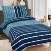Bavlnené posteľné obliečky na jednolôžko FIBRA BLUE | Veľkosť: 1 sada