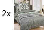 2x bavlnené posteľné obliečky - LUCY GREY