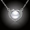 Perlový náhrdelník Pearl Heart White Pearl