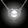 Perlový náhrdelník Pearl Heart - White Pearl